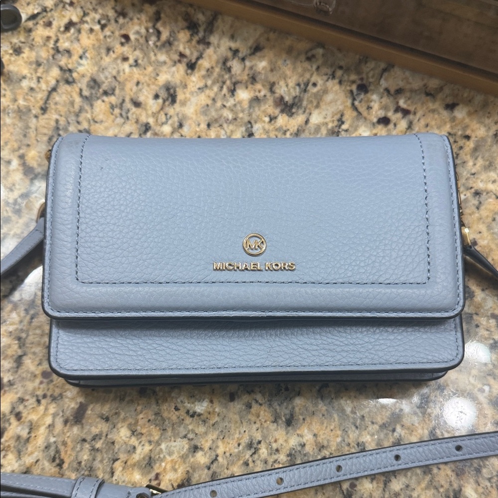 Michael Kors Light Blue Crossbody Bag
